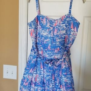 Lilly Pulitzer Analisse Boatylicious sundress sz 14